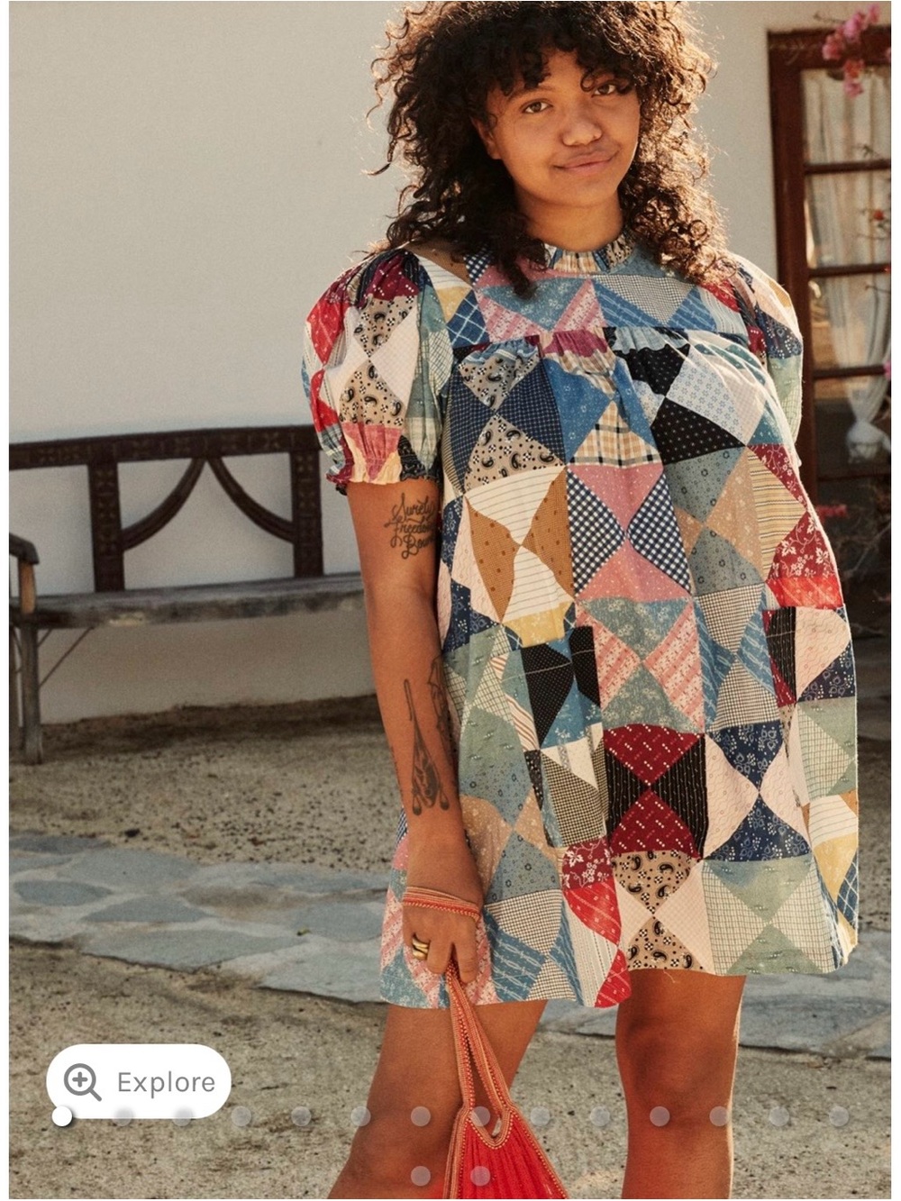 Doèn Amarillo Dress Patchwork